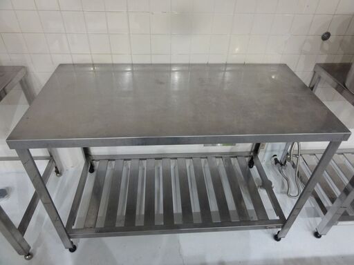 リサイクル品 業務用 調理台 1200×600×800mm N-027