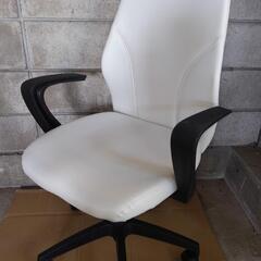 0613-1 ニトリ  ワークチェア デスクチェア 椅子 ホワイト
