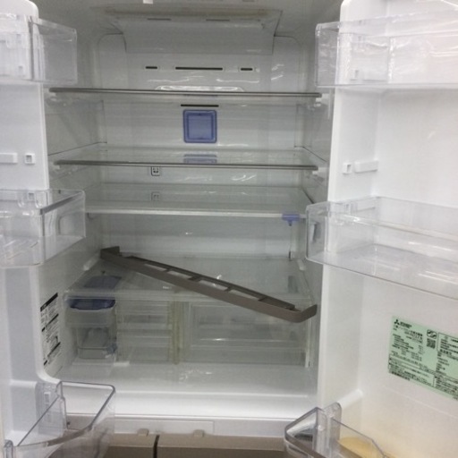 #F-68【ご来店頂ける方限定】MITUBISHIの6ドア冷凍冷蔵庫です