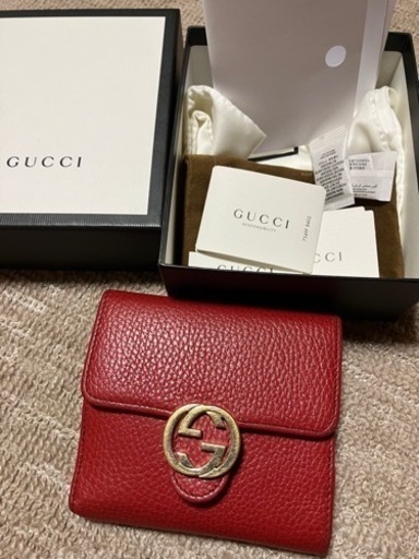 GUCCI インターロッキング ２つ折り財布 - 小物