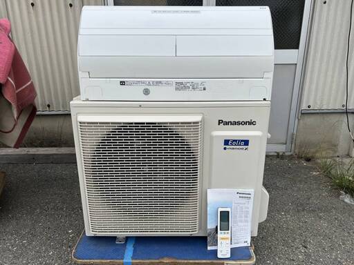 ■⑤■良品■Panasonic/パナソニック■ルームエアコン■エオリア■CS-X808C2■26畳～33畳■8.0kw■濃度10倍ナノイーX/自動お掃除■18年製■引取り歓迎■