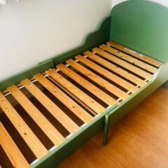 (￥10,000値引き)IKEA 子ども用ベッド&マットレス 伸...