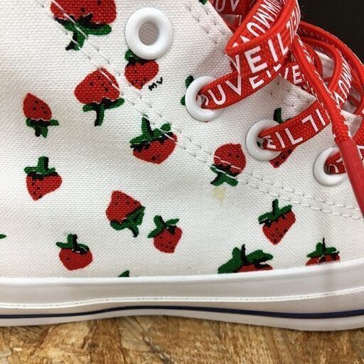 Wa170　コンバース　CONVERSE　スニーカー　MUVEIL　イチゴ