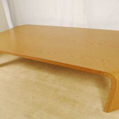 9197 天童木工 木製 座卓 ローテーブル D75.5×W15...