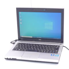中古美品 12インチ 銀色 ノートパソコン NEC PC-VK15EBZCG Wi-Fi有