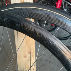 カーボンホイール　補修有り