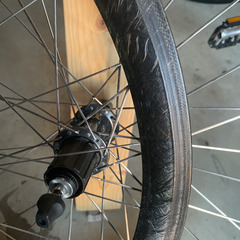 カーボンホイール　補修有り