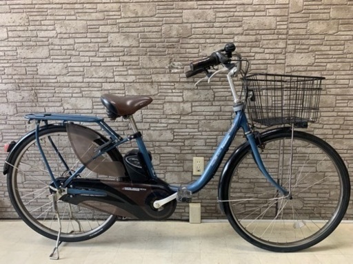 東京23区配達無料　新基準 Panasonic パナソニック ビビFXSD 5Ah リチウム 電動自転車☆中古☆パナ ②