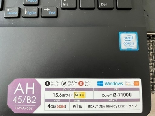 値下げしました】FUJITSUノートパソコン 富士通 lifebook A576/PX