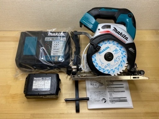 中古 マキタ　HS474D 18V 充電式マルノコ　セット
