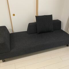 [受付終了] フランネルソファ FLANNEL SOFA PIVO 3P　(カバー、クッション付き）