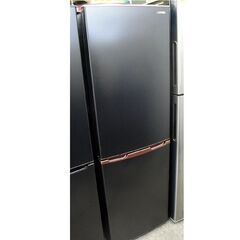 ☆ アイリスオーヤマ 2019年製 162L 2ドア冷蔵庫 マットブラック IRSE