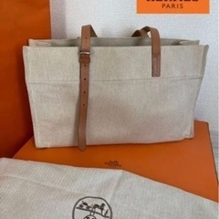 【ネット決済・配送可】エルメス HERMES トートバッグ  エ...