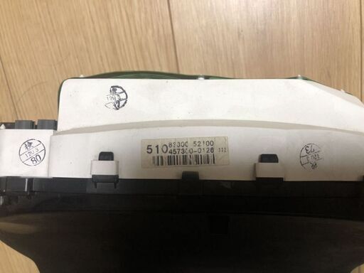 トヨタ 高品質 ヴィッツ SCP10 タコメーター付き デジタルスピードメーター 