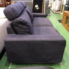 【愛品館八千代店】無印良品　2.5人掛ソファ　デニムタイプカバー　②