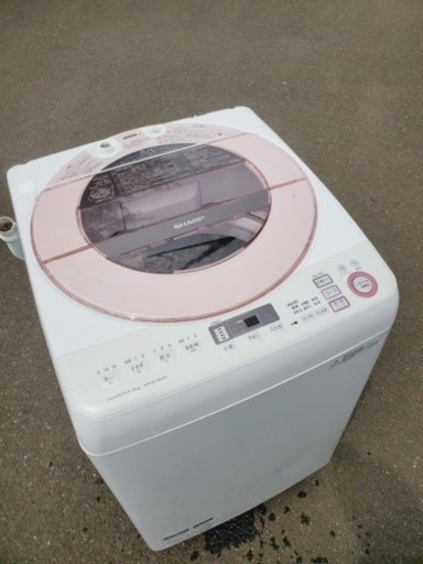 【名入れ無料】 ⑥ET167番⭐️ SHARP電気洗濯機⭐️ 8.0kg⭐️ 家電
