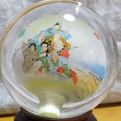 【ネット決済・配送可】七福神を入れた水晶玉