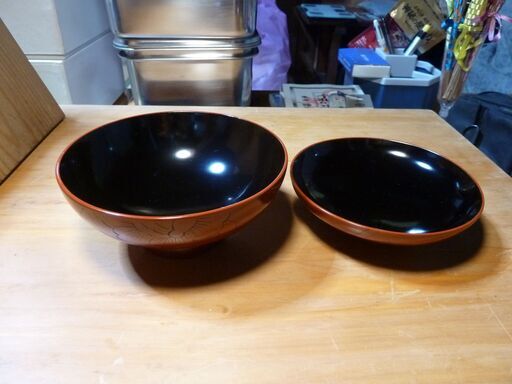 漆器 御膳（大小）汁椀3点19セット 仏具】仏膳椀セット 長角