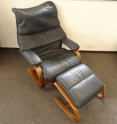 中古品】冨士ファニチア FUJI FURNITURE リクライニングチェア