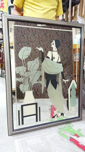 WINDSOR ART｜DECO LADY｜アメリカ製｜パブミラー｜アートミラー