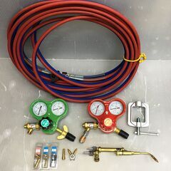 ハンシン　ガス調整器・切断器 FC-80X・FC-8Z ジャンク品/現状品　ホース付き HANSHIN ハンシン ガス調整器・切断器 FC-80X・FC-8Z ジャンク品/現状品 ホース付き