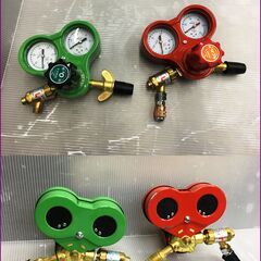 ハンシン　ガス調整器・切断器 FC-80X・FC-8Z ジャンク品/現状品　ホース付き HANSHIN ハンシン ガス調整器・切断器 FC-80X・FC-8Z ジャンク品/現状品 ホース付き