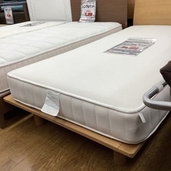 KF-64【ご来店頂ける方限定】無印良品 シングルベッド ナチュラル