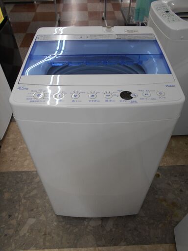 品質保証 全自動洗濯機 Haier ステンレス槽 2019年製　4.5ｋｇ JW-C45FK 洗濯機
