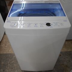 Haier 全自動洗濯機 ステンレス槽 JW-C45FK 2019年製 4.5kg