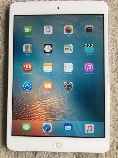 iPad mini silver １６ＧＢA1454 WI-FI+cellular バッテリー９０％