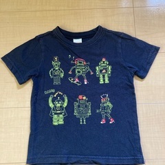 男の子用半袖Tシャツ（サイズ100）ロボット柄