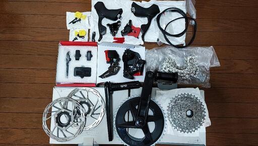 SRAM Rival eTAP AXS disc コンポーネントセット 完成車外し 未使用品