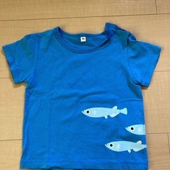 無印　半袖Tシャツ（サイズ90）魚柄