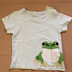 無印　半袖Tシャツ（サイズ90）カエル柄