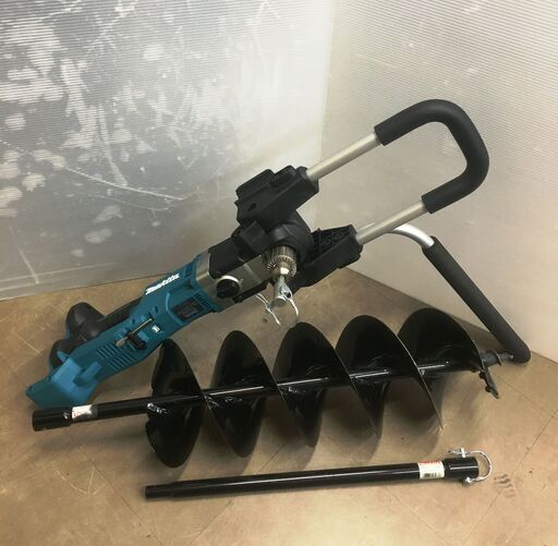 マキタ 充電式アースオーガ DG460D 中古品 ビット　延長バー付き バッテリーなし　makita