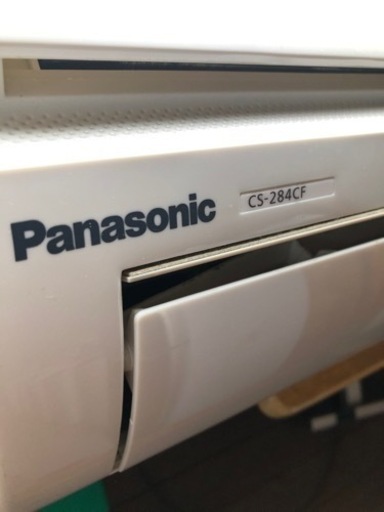 パナソニック　エアコン　中古美品　付属品多数　Panasonic エアコン インバーターCS-284CFR-W 12量まで