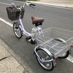 パナソニック かろやかライフ 12ah エコナビ 三輪 電動自転車 電動アシスト 電動三輪アシスト自転車 PanasonicかろやかライフEB