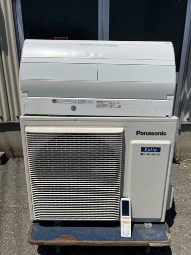 ■⑧■良品■パナソニック/エオリア■ルームエアコン■14畳/4.0kw■高性能モデル/ナノイーX/エコナビ/自動お掃除■CS-X408C2-W■18年製■引取り限定■