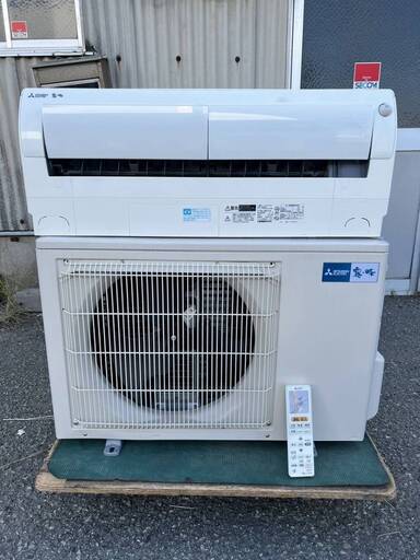 ■⑪■三菱■霧ヶ峰■ルームエアコン■MSZ-AH4017S-W■主に14畳■4.0kw■ムーブアイ/ハイブリッド運転/自動お掃除■2018年製■引取り限定■