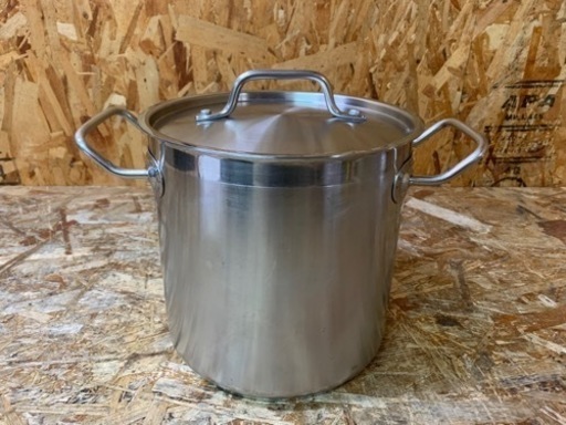 (5621) 遠藤商事 TKG PRO 寸胴鍋 蓋有 20cm 6.2Ｌステンレス寸胴鍋 業務用 飲食店 厨房 店舗用