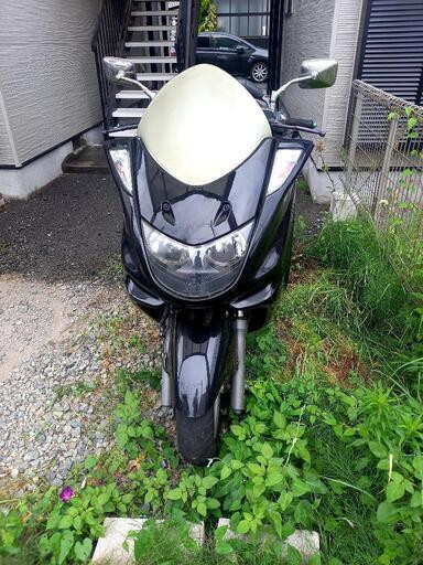 マジェスティ。バッテリー新品。社外パーツ付き
