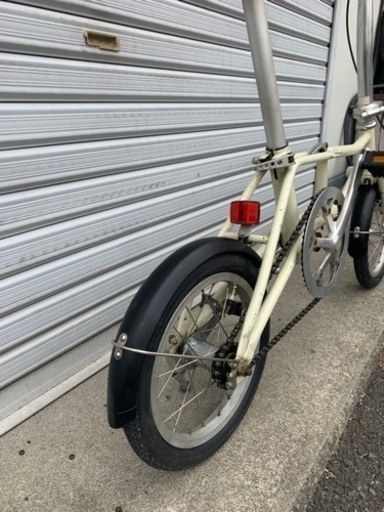 整備済】14インチ コースターブレーキ仕様 折りたたみ自転車 防犯登録 