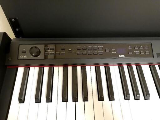 ほぼ未使用 Korg C1 Air 高低調節椅子付き ブラック超美品 電子ピアノ