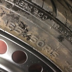 15インチ　6J 100 タイヤ付　165/50r15