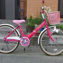 山形市　天童市 　東根市　寒河江市　女の子用　２２インチ　自転車...