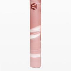 Lululemon 高級ヨガマット ピンク・ローズ・ホワイト色 5mm