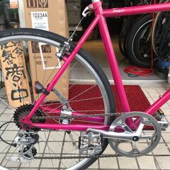 OSSO オッソー クロスバイク マゼンタ 綺麗な中古です