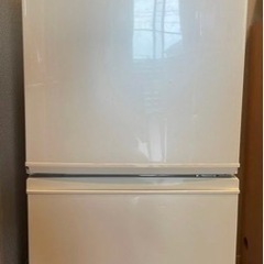 【ネット決済・配送可】SHARP 冷凍冷蔵庫 SJ-D14C-W...