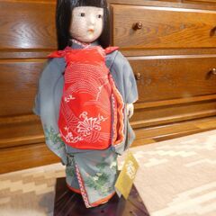 市松人形「遠い日」田辺絹絵 フランクリンミント製