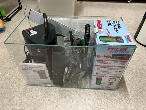 60cm水槽セット　エーハイム製ろ過装置付き